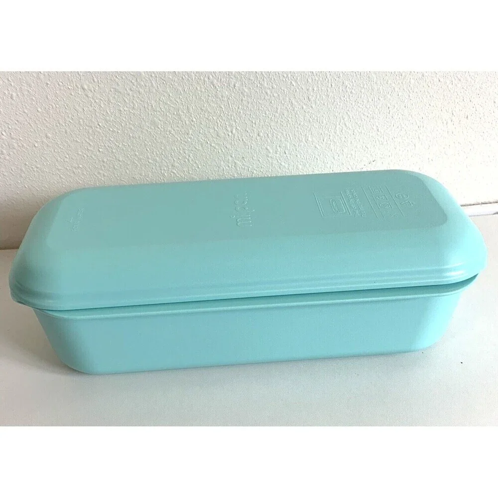 Mi Pan Teal Blue Pasta Box Easy Wash Prepare cook drain and eat pasta in one pan